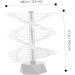 Mikinona Acrylic spiral nail practice holder spiral nail practice stand spiral nail display holder spiral nail art stand spiral nail color display stand nail art stands manicure sample 6.2x6.2cm Grey - Buy Online on GoSupps.com