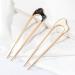 ARHZ 4 Pieces Hair Accessories Women's Hair Barrette U-Shaped French Style Chopstick Fork for Women Girls Accessory Comb Hair Reusable - Buy Online on GoSupps.com