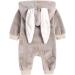 Kids Tales Newborn Baby Winter Romper | Cute Rabbit Ear Hood | 0-3 Months | Thick Fleece - Buy Online on GoSupps.com