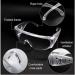 Anti Fog Safety Glasses - Clear Wrap Around Goggles for Dental Lab with UV Protection and Scratch Resistant Lens - Buy Online on GoSupps.com