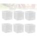Healeved 6pcs Transparent Candy Container Box Clamshell High Transparency 6*6CM As Shown - Buy Online on GoSupps.com
