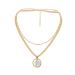 KESYOO Clavicle Chain A Necklace Fashion Necklaces for Women Trendy Collarbone Chain Necklace Miss Metal