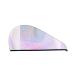 Hair Towel Wrap Hair Drying Towel with Button Towel Turban Head Towel to Dry Hair Quickly (Rainbow)