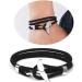 Shop OralGos Multilayer Milan Viking Bracelet & Whale Tail Bracelet for Men | Beach Jewelry in Blue - International Shipping Available - Buy Online on GoSupps.com