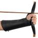 Buy Longbowmaker 12.2 Inch Black Leather Archery Arm Guard for Left Hand | Premium Archery Accessories | International Shipping - Buy Online on GoSupps.com