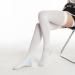 Anti Embolism Compression Stockings 1 Pair Medical open Toe Thigh High Compression Stockings with Silicone Band Thigh High Unisex Hose Socks 18-21 mmHg Class 1 Medical Grade Thigh High Socks - M - Buy Online on GoSupps.com