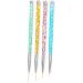 FRCOLOR 4 Pieces Dotting Pen Tools Tool for Dotting Nails Nail Art Gel Nail Gel Pens for Brush Drawing Detail Brush Painted Adjust Flower Stem Brush Pen Painting - Buy Online on GoSupps.com