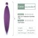 YDDM 26 Pre Stretched Braiding Hair Extensions - 6 Packs Lavender Jumbo Braids for Stylish Hair Art - Buy Online on GoSupps.com