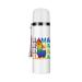 Tie Dye Rainbow Llama Insulated Water Bottle 19 OZ Stainless Steel Travel Mug For Drink Sports Camping Hiking Outdoors