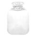 White Hot Water Bottle with Cover Hot Water Bottles for Pain Relief Water Heating Pad Feet and Bed Warmer for Sports Injuries 1L
