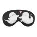 LynaRei Cute Halloween Ghosts Sleep Mask Happy Halloween Spooky Ghost Trick Or Treat Blindfold for Sleeping Elastic Blackout Eye Mask Cover for Full Night's Sleep Travel and Nap