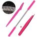 Portable Face Hair Removal Kit with Eyebrow Razor & Tweezer Spring Hair Remover for Unwanted Lip Chin Face Neck Hair - Buy Online on GoSupps.com