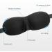 3D Contoured Blackout Sleep Eye Mask for Men and Women - Ultimate Sleeping Aid for Night Sleeping, Travel, and Naps - Soft Comfort Eye Shade Cover and Blindfold in Black - Buy Online on GoSupps.com
