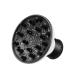 QIRUIRED Universal Hair Diffuser Hair Dryers with Nozzle for 1.49 in to 2.36 inch Hair Drying Adjustable Professional Salon Tool for Curly and Natural Wavy Hair Styling (White)