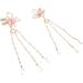 MAGICLULU 2 Pairs Comb Washing Capsules Aesthetic Hair Accessories Wedding Headwear Traditional Chinese Hairpin Chinese Girl Hair Accessories Flower Hair Clip Pair Clip Classical Metal - Buy Online on GoSupps.com