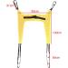 Patient Lift Sling Gait Belt Transfer Sling for Elderly Movement Stand Assist Sling Weight Nursing Safety Assist Device for Moving Seniors Multifunctional Commode Lifting Strap OneSize - Buy Online on GoSupps.com