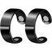 Spier Therapeutic Magnetic Ring - 2er Pack for Lymphatic Drainage & Weight Loss | Elegant Open Ring for Men & Women in Black - Buy Online on GoSupps.com