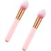AUTSUPPL 2pcs Cosmetics Brush Cosmetic Brush Highlighter Makeup Brush Cosmetics Powder Brush Wooden - Buy Online on GoSupps.com