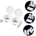 Housoutil with cover Pen wash cup monomer dish with lid Stainless steel wash pen bracket nail tool dapping dish for nails dappen dish for nails various liquid manicure - Buy Online on GoSupps.com
