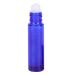 Roll On Empty Glass Bottles for Essential Oils 10ML Clear Glass Bottle Stainless Steel Balls for Essential Oil Portable Glass Bottles