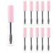 10pcs 10 Tubes De Mascara Tubes De Cils Vides Bouteilles De Cils Rechargeables Conteneur D' chantillon Cosm tique avec Pinceau De Cils Rose
