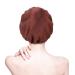 TOPTIE Women Satin Night Sleep Cap - Black | Elastic Hair Cover - Buy Online on GoSupps.com