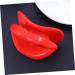 2 Pcs Silicone Lips Mouth Stretcher - Muscle Massager & Slimmer Trainer | Red Color | Enhance Your Face Contour - Buy Online on GoSupps.com