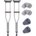 Crutches for Adults Underarm Crutches Underarm Crutches Can Be Folded Height Adjustable Elderly Crutches Can Be Split Suitable for Disabled People Legs And Feet Are Inconvenient Great for Travel o - Buy Online on GoSupps.com