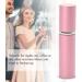 Yinhing Refillable Perfume Bottle 6 Colors 10ml Refillable Perfume Bottle Portable Empty Pump Lotion Perfume Atomizer for Traveling and Outgoing (Pink) - Buy Online on GoSupps.com