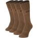 281Z Military Lightweight Boot Socks - Tactical Trekking Hiking - Outdoor Athletic Sport (Coyote Brown) Coyote Brown 4 Pairs Medium