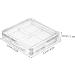 FOMIYES 6 Pcs Empty Eye Shadow Pallet Eyeshadow Palette Makeup Palette Plastic Transparent - Buy Online on GoSupps.com