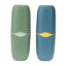 Tovinanna 2 piece of washbugs toothpasta etui toothbrush container toothpaste outdoor holder toothpaste travel case toothpasta travel agent toothbrushes Storing case