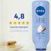 Nivea In-Shower Soft Milk 400ml - Moisturizing Body Cream with Shea Butter | 5-in-1 Care Formula for Ultimate Hydration - Buy Online on GoSupps.com
