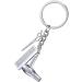 Hair Dryer Keychain Cute Hairdresser Comb Scissors Hair Dryer Keychain | Hairdresser Hair Stylist Jewelry Fashionable Pendant For Salon Graduation Jewelry Silver - Buy Online on GoSupps.com