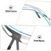 Hemoton Portable Eyebrows Ruler Eyebrow Metal Ruler Eyebrow Tattooing Ruler Balance Stainless Steel - Buy Online on GoSupps.com