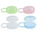 Healifty 4 Pack Portable Dustproof Pacifier Pouch for Newborn Baby Toddler Travel Outdoor