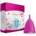 Blossom Menstrual Cup Say No to Tampons | Get Blossom Cups for Menstrual Days| Period Cup Reusable Menstrual Cup Silicone Cup (Large Menstrual Cup Violet)