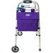 Universal 5-Pocket Walker Side Mini-Pouch (Purple) - Convenient Storage Solution - Buy Online on GoSupps.com