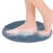 Hilph foot brush for the shower clothes massage device shower with non -slip silicone suction cup bath massage pad for pedicure massage foot soles cleaning peeling gray