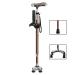 Walking Stick Lightweight for Men & Women - Adjustable & Durable for Portable - Balancing Mobility Aid - Sleek Ergonomic & Comfortable Handles Crutches Hello Independence