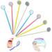 100pcs Disposable Anti-Fog Dental Mouth Mirrors - Lightweight Portable Dental Tools with Non-Slip Handle | International Shipping - Buy Online on GoSupps.com