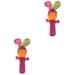 Abaodam 2 Pieces Plush Hand Rattle Baby Hand Rattle Baby Rattle Toy Plush Rattle Stuffed Hand Rattle