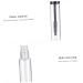 VINTORKY 1 Set Mascara Tube Funnel Empty Eyeliner Tube Eyelash Wand Tube Clear Eyelash Mascara Black Plastic - Buy Online on GoSupps.com