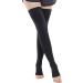 Ztl Thigh High Compression Stockings 30-40 mmHg Black - 2X-Large, Open Toe - 1 Pair - Buy Online on GoSupps.com