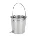 NATUDECO enema-bucket 1.3 l capacity bucket with a long silicone hose reusable intestinal cleaning bucket health care tool for home use