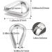 4Pcs 1/2 Wire Rope Chain Thimble Set - Boat Rigging Anchor Splicing | 316 Stainless Steel - Buy Online on GoSupps.com