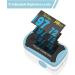 Easy Home Fingertip Pulse Oximeter - SpO2 Blood Oxygen Saturation & Heart Rate Monitor - Buy Online on GoSupps.com