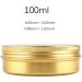 Zeoabsy 10 Pieces 100ml Gold Aluminum Empty Jars - Ideal for Storage & DIY Projects - Fast International Shipping - Buy Online on GoSupps.com