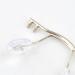 Mayabi Metal Replacement Nose Bridge Set - 5 Pieces Stainless Steel Glasses Bridge for Borderless Frames with Nasal Cushion - Gun Color - Buy Online on GoSupps.com