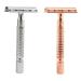 Beatifufu 2st razor beard razor cutthroat razor men facial razor tools for men body double -sided the handle is made of an aluminum alloy blade man